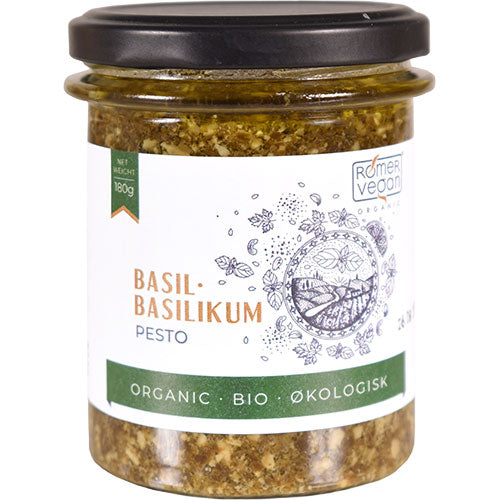 Rømer Pesto Basilikum Økologisk | 180 gr fra Rømer på Mecindo.dk