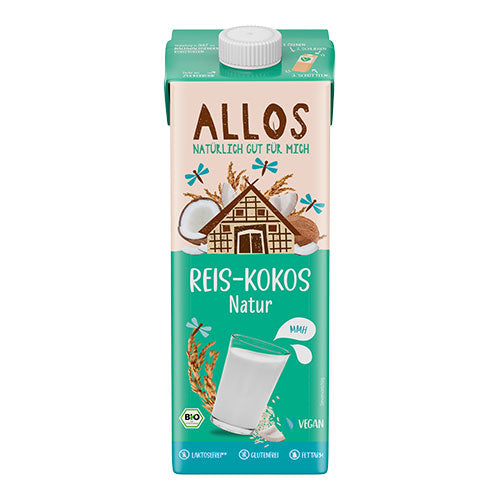 Allos Ris/kokosdrik Økologisk | 1 ltr fra Allos på Mecindo.dk