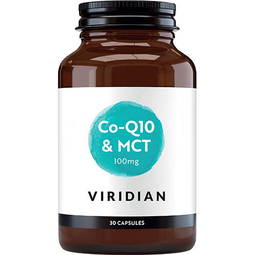 Viridian Nutrition Co-q10 & Mct 100mg | 30 kapsler fra Viridian Nutrition på Mecindo.dk