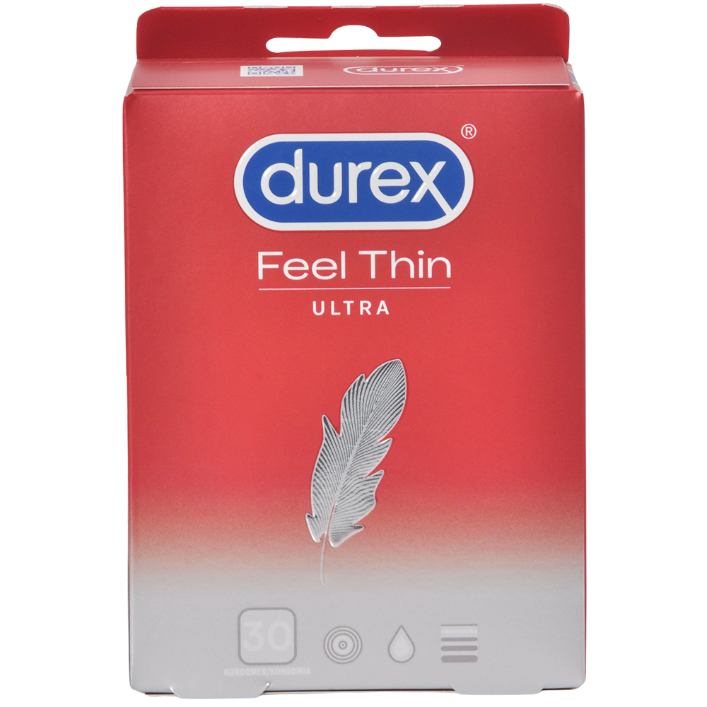 Durex Feel Ultra Thin Big Pack | 30 stk fra Durex på Mecindo.dk
