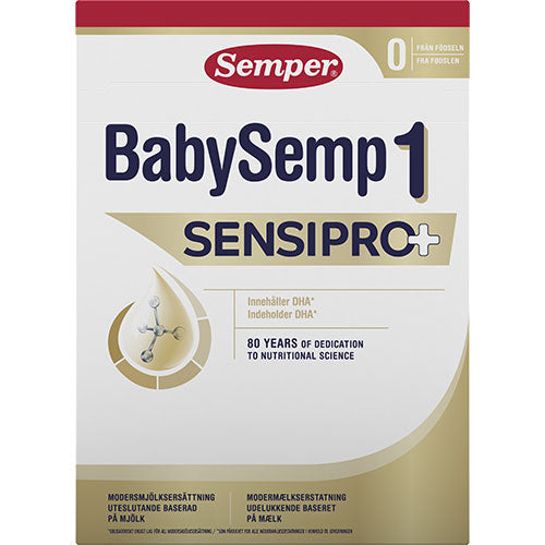 Semper Babysemp 1 Sensipro+ Modermælkserstatning 0+ | 700 gr fra Semper på Mecindo.dk