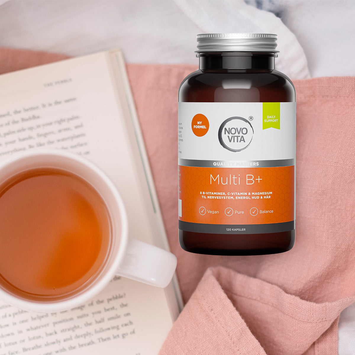 Novo Vita Multi B+ | 120 kapsler fra Novo Vita på Mecindo.dk