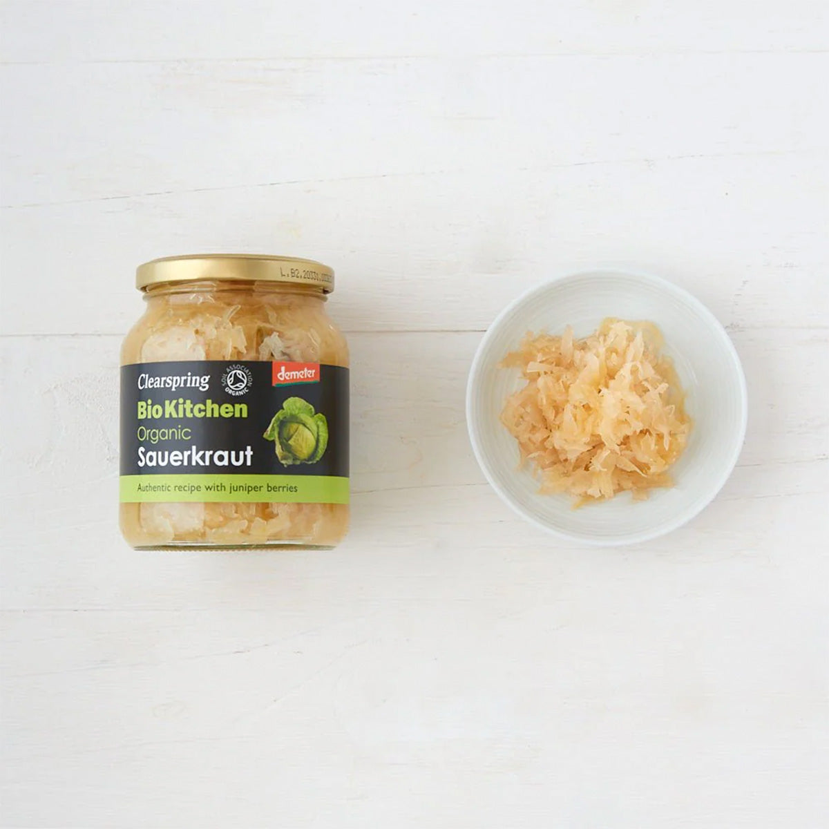 Clearspring Sauerkraut/surkål | 360 gr fra Clearspring på Mecindo.dk