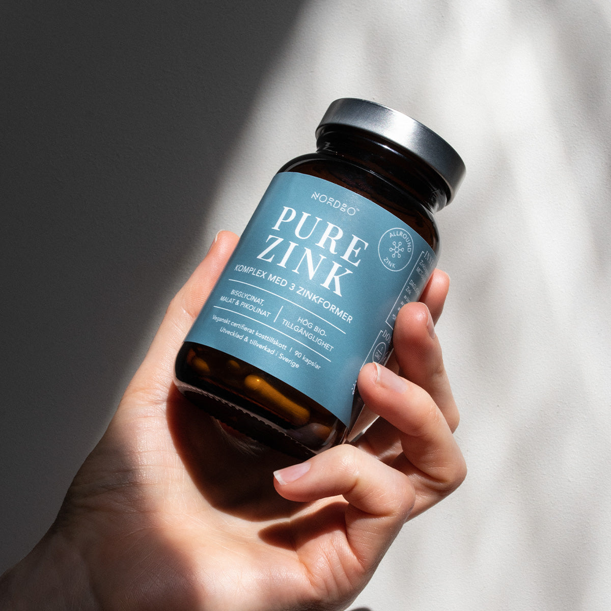 NORDBO Pure Zink | 90 kapsler fra NORDBO på Mecindo.dk