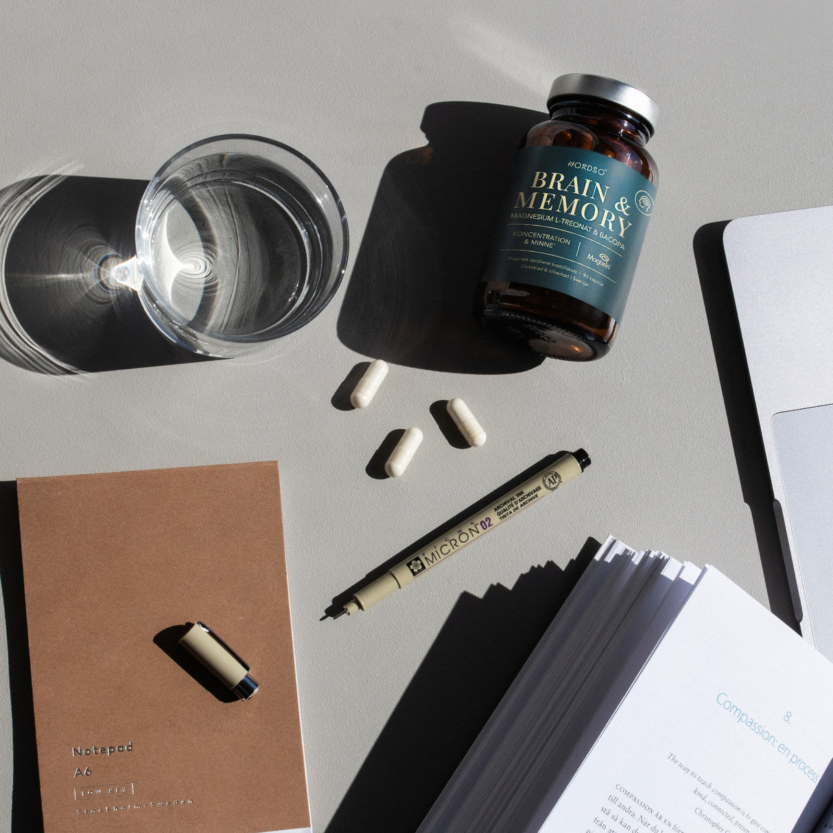 NORDBO Brain & Memory Magnesium | 90 kapsler