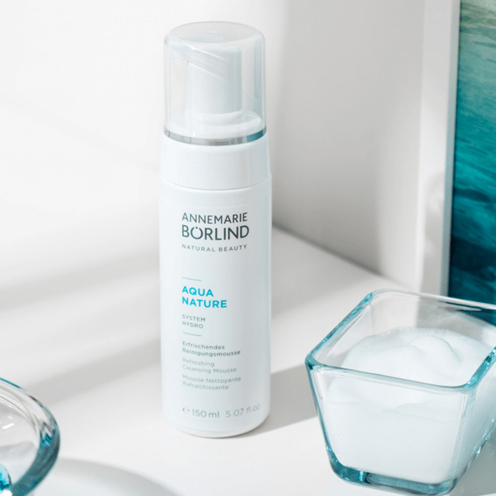 Annemarie Börlind Aquanature Refreshing Cleansing Mousse | 150 ml fra Annemarie Börlind på Mecindo.dk
