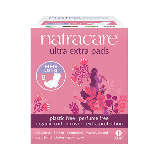 Natracare Ultra Extra Bind Long Og M. Vinger fra Natracare på Mecindo.dk