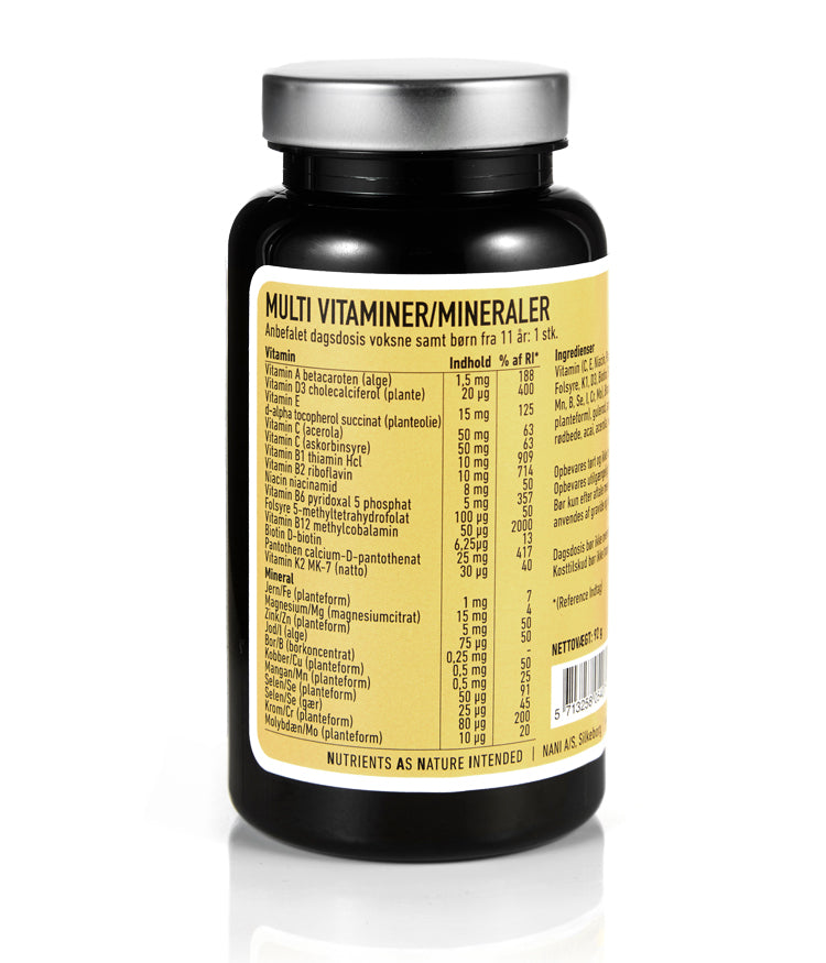Nani Multivitamin Food State | 150 kapsler fra Nani på Mecindo.dk