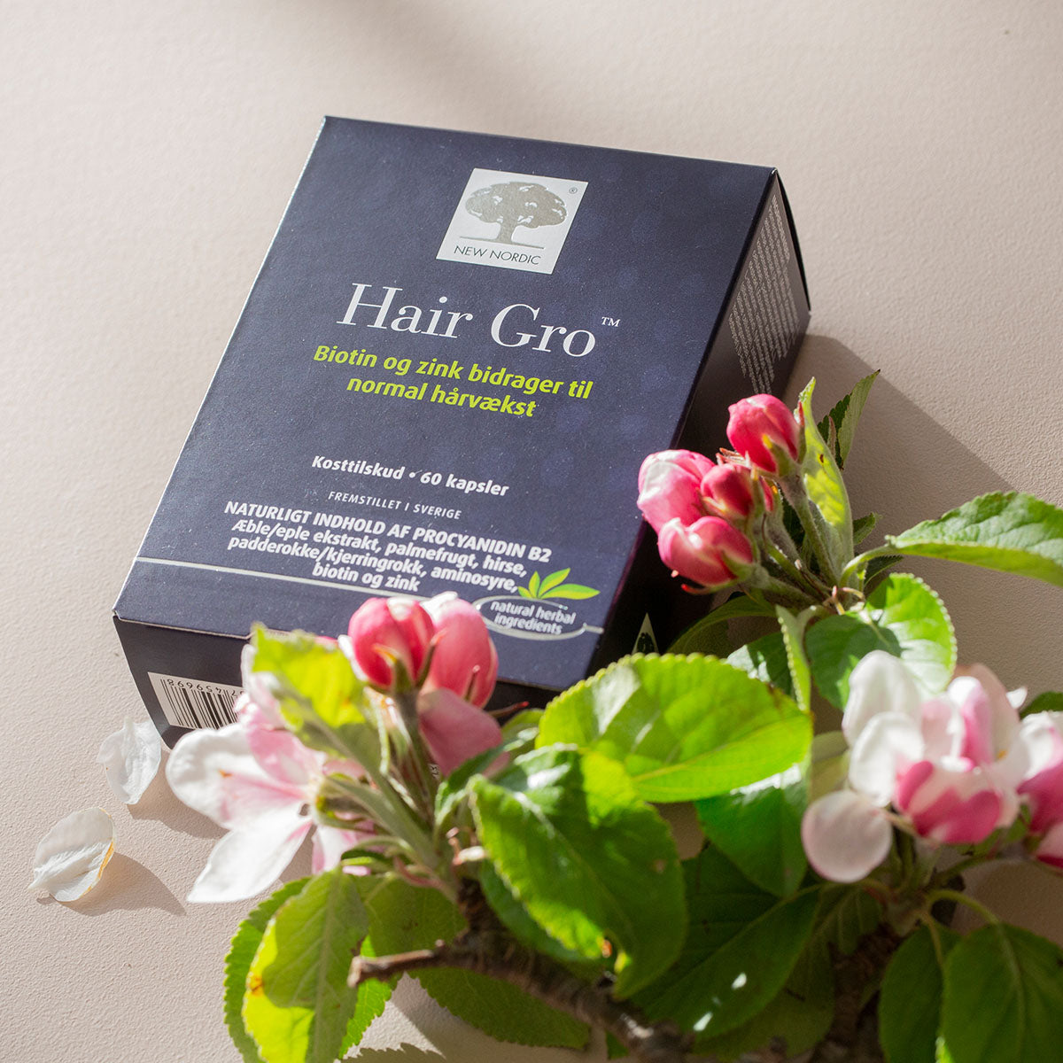 New Nordic Hair Gro | 60 kapsler fra New Nordic på Mecindo.dk