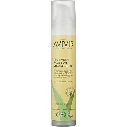 Avivir Aloe Vera Anti-age Sun Face Spf 30 | 50 ml fra Avivir på Mecindo.dk