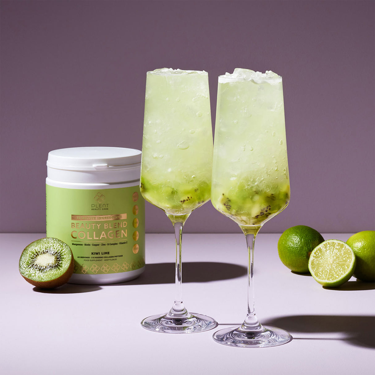 Plent Beauty Blend Collagen | Kiwi Lime fra Plent på Mecindo.dk