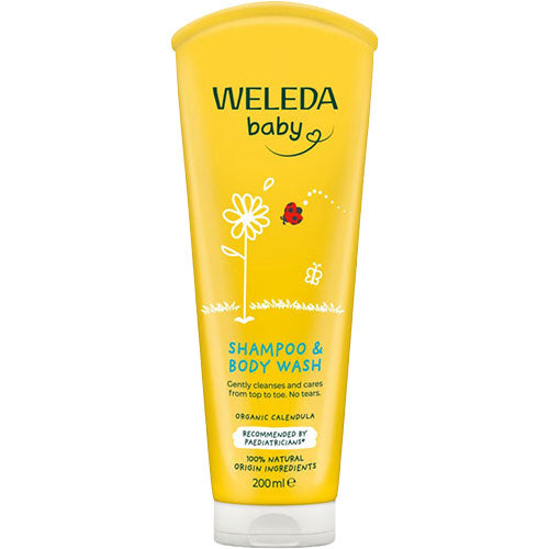 Weleda Calendula Shampoo & Body Wash | 200 ml fra Weleda på Mecindo.dk