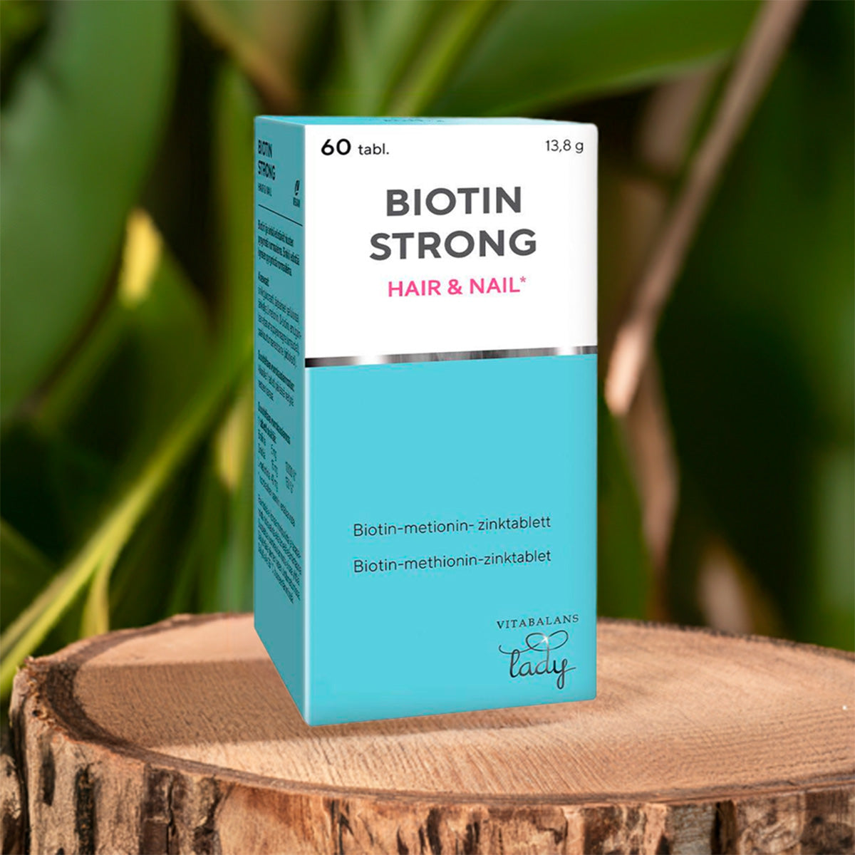 Vitabalans Lady Biotin Strong | 60 Tabl. fra Vitabalans Lady på Mecindo.dk
