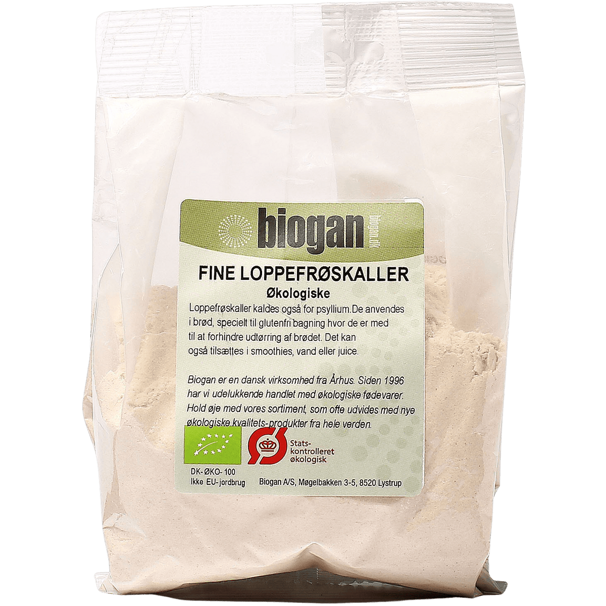 Biogan Økologiske Fine Loppefrøskaller | 200 g