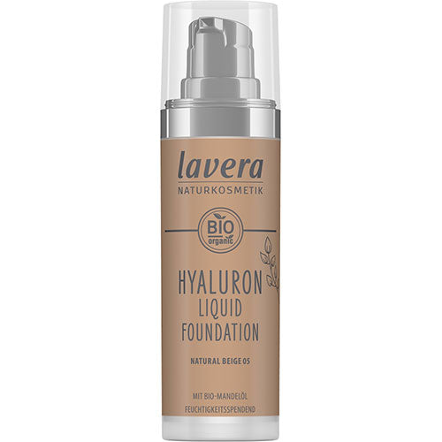 lavera Foundation Natural Beige 05 Hyaluron Liquid | 30 ml fra lavera på Mecindo.dk