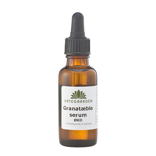 Urtegaarden Granatæbleserum Øko | 30 ml fra Urtegaarden på Mecindo.dk
