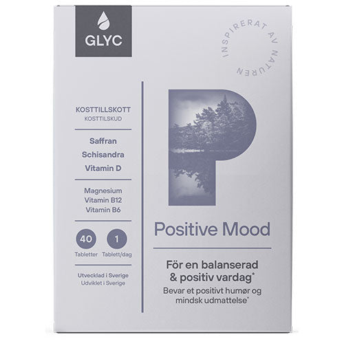 Glyc Positive Mood | 40 Tabl. fra Glyc på Mecindo.dk