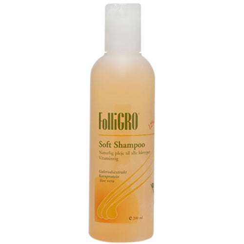 Folligro Soft Shampoo | 200 ml fra Folligro på Mecindo.dk
