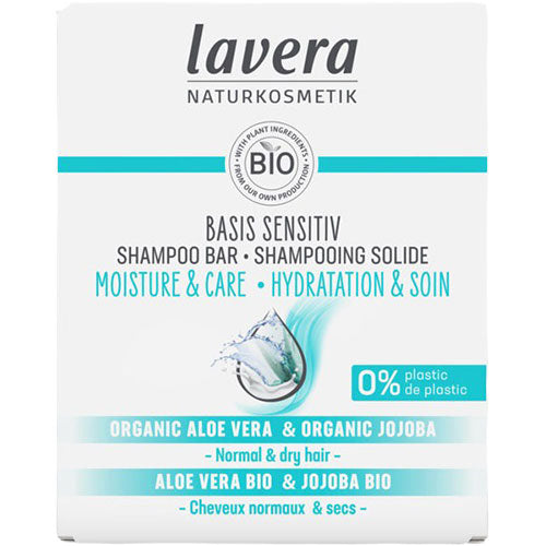 lavera Shampoo Bar Moisture & Care - Basis Sensitiv | 50 gr fra lavera på Mecindo.dk
