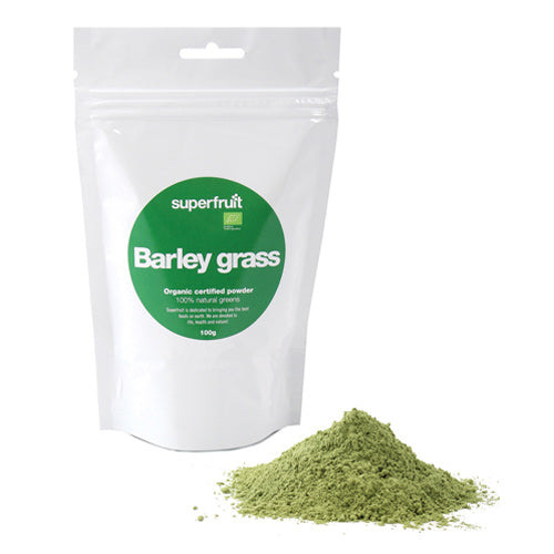 Superfruit Barleygrass Pulver Økologisk | 100 gr fra Superfruit på Mecindo.dk