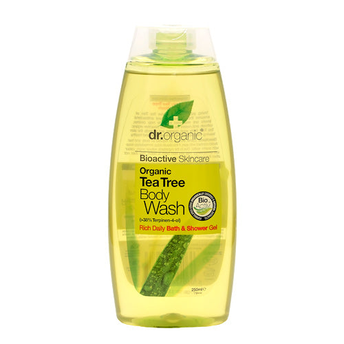Dr. Organic Tea Tree Body Wash | 250 ml fra Dr. Organic på Mecindo.dk