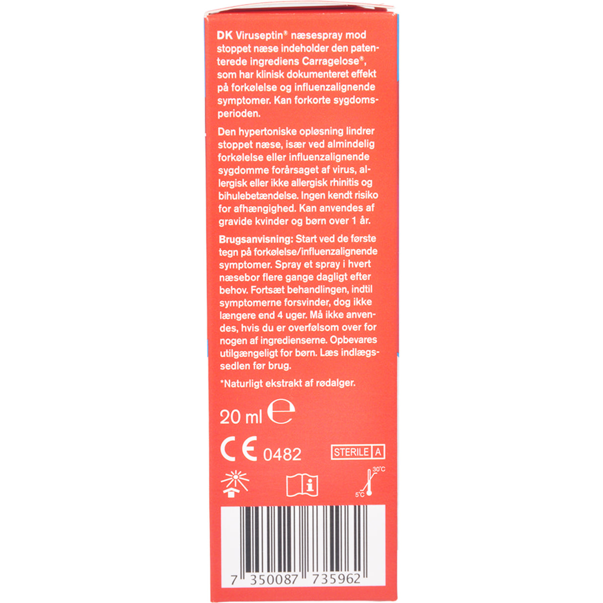 Veet Næsespray Mod Stoppet Næse | 20 ml fra Veet på Mecindo.dk