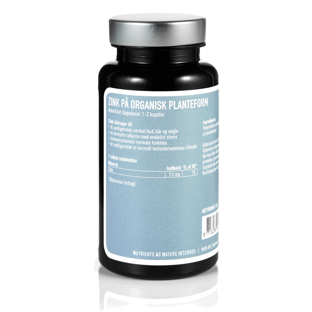 Nani Zink Food State | 60 kapsler fra Nani på Mecindo.dk