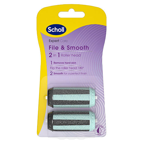 Scholl File & Smooth 2-in1 Roller Head fra Scholl på Mecindo.dk