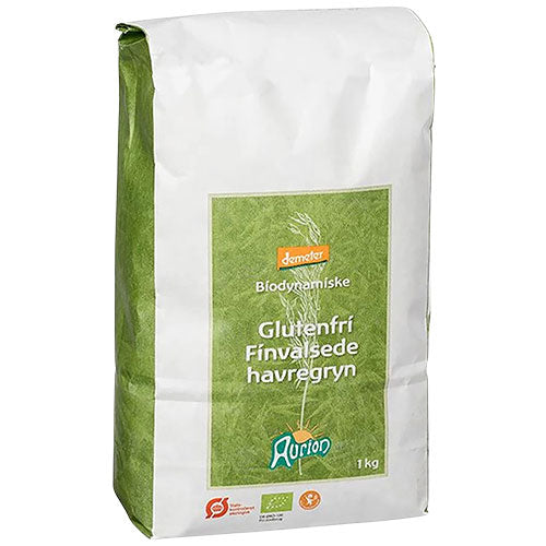 Aurion Glutenfri Havregryn, Fine Økologisk Demeter | 1 kg fra Aurion på Mecindo.dk
