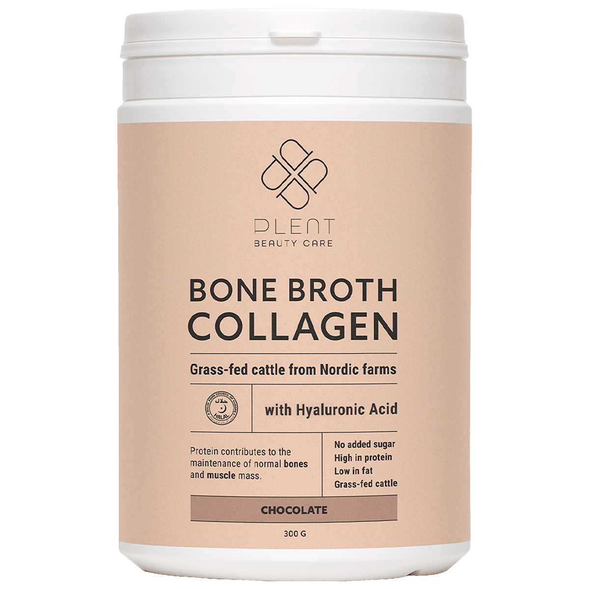 Plantforce Plent Bone Broth Collagen Chocolate | 300 g