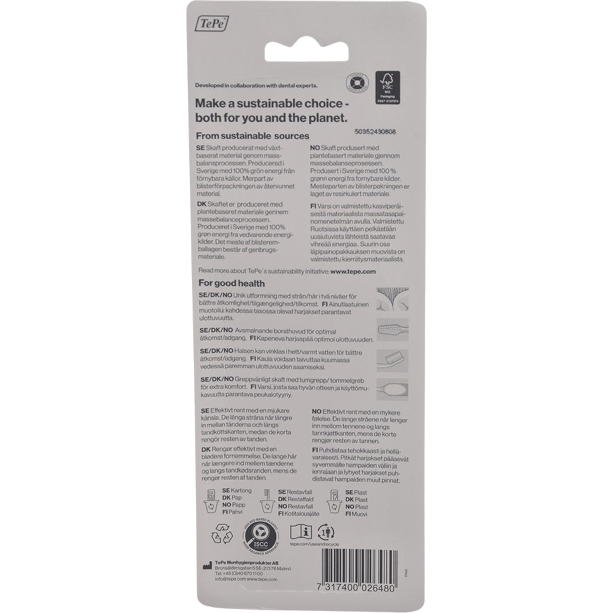 TePe Supreme Soft Tandbørste fra TePe på Mecindo.dk