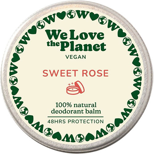 We love the Planet Deodorant Balm (35 gr) | Sweet Rose fra We love the Planet på Mecindo.dk