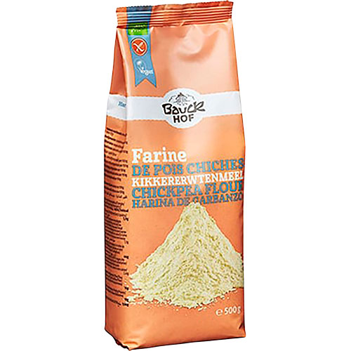 Bauckhof Kikærtemel Gl. Fri Økologisk | 500 gr fra Bauckhof på Mecindo.dk