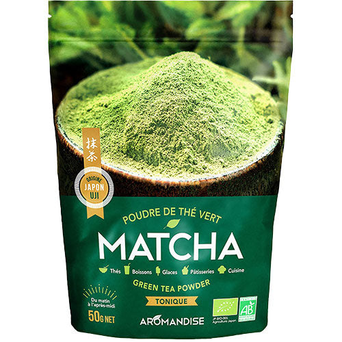 Aromandise Matcha Te (Green Tea Powder) Økologisk | 50 gr fra Aromandise på Mecindo.dk