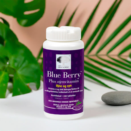New Nordic Blue Berry Plus Øjenvitamin | 240 Tabl. fra New Nordic på Mecindo.dk