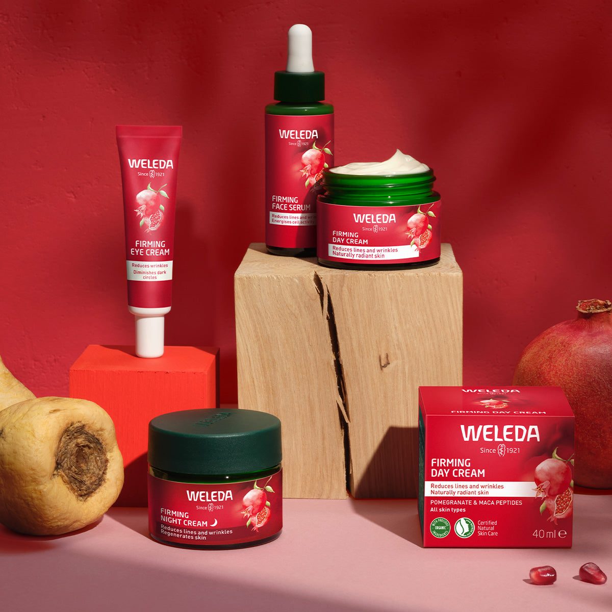 Weleda Firming Face Serum Pomegranate | 30 ml fra Weleda på Mecindo.dk