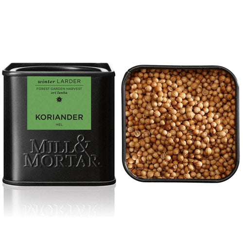 Mill & Mortar Korianderfrø Hel Økologisk | 35 gr fra Mill & Mortar på Mecindo.dk