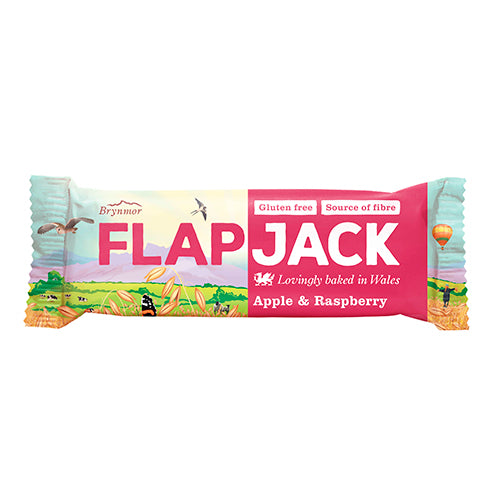 Brynmor Flapjack (80 gr) | Æble Og Hindbær fra Brynmor på Mecindo.dk