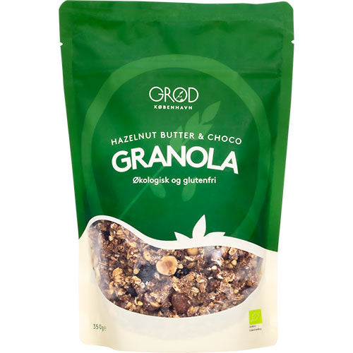GRØD Hazelnut Butter & Choco Granola Økologisk | 350 gr fra GRØD på Mecindo.dk
