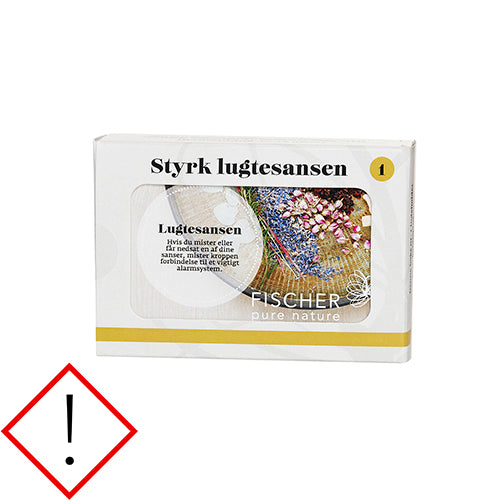 Styrk Lugtesansen Kit 1, 4 X10 Ml Æteriske Olier Eucaluptus Ø, Origanum, Ingefær, Cedertræ fra Fischer Pure Nature på Mecindo.dk