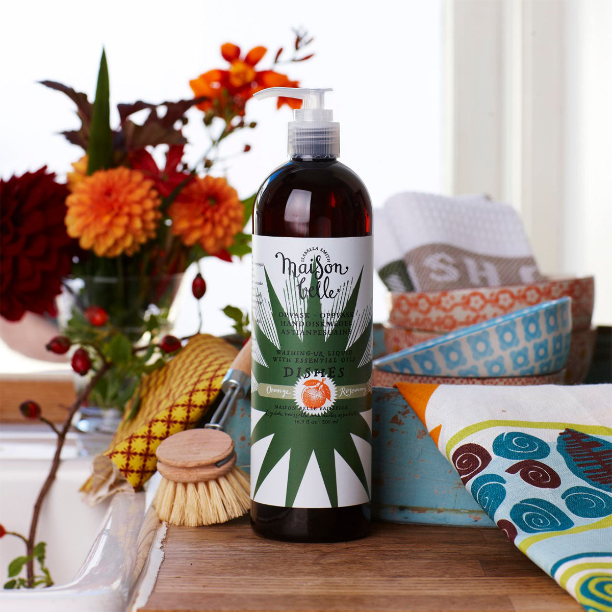 Maison Belle Opvaskemiddel Appelsin | 500 ml fra Isabella Smith Maison Belle på Mecindo.dk