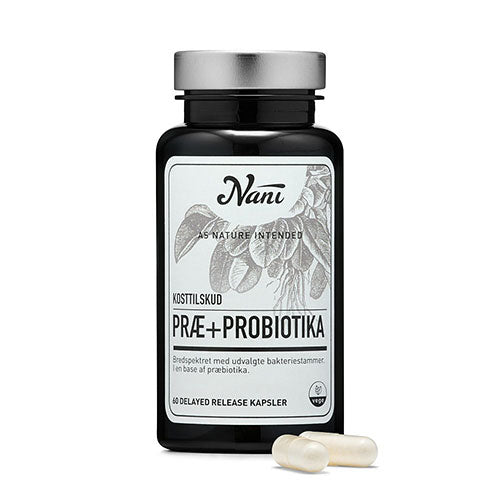 Nani Præ + Probiotika | 60 kapsler fra Nani på Mecindo.dk