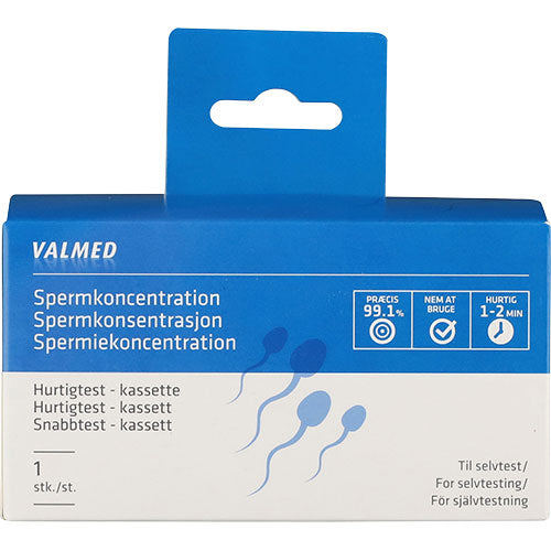 Valmed Spermkoncentration Test fra Valmed på Mecindo.dk