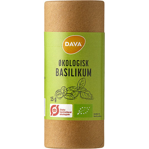 DAVA Økologisk Basilikum | 15 gr fra DAVA på Mecindo.dk