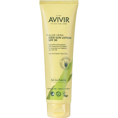 Avivir Aloe Vera Kids Sun Spf 30 | 150 ml fra Avivir på Mecindo.dk