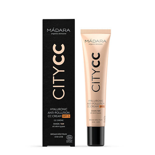 Madara City Cc Hyaluronic Anti-pollution Cc Cream Spf 15 Tan | 40 ml fra Madara på Mecindo.dk