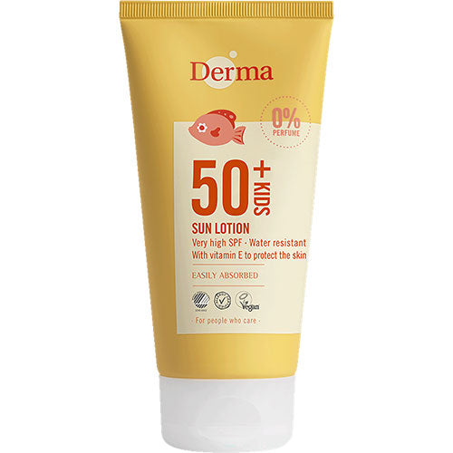Derma Kids Sollotion SPF 50 | 150 ml fra Derma på Mecindo.dk