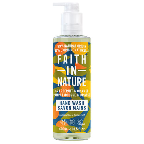 Faith in Nature Håndsæbe (400 ml) | Grape & Orange fra Faith in Nature på Mecindo.dk