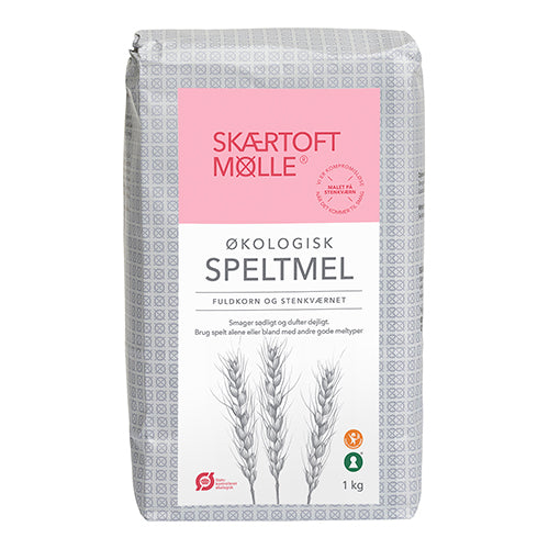 Skærtoft mølle Speltmel Fuldkorn Økologisk | 1 kg fra Skærtoft mølle på Mecindo.dk