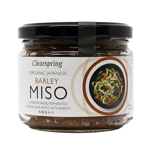 Clearspring Miso - Barley (Byg Miso) - Upasteuriseret | 300 gr fra Clearspring på Mecindo.dk